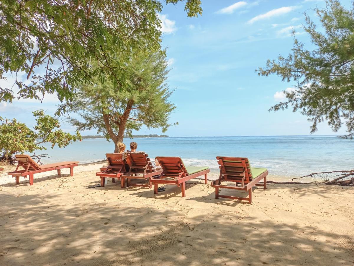 Nusa Indah Bungalows Gili Air Eksteriør billede