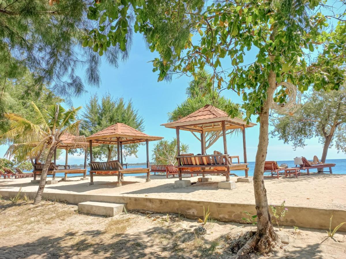 Nusa Indah Bungalows Gili Air Eksteriør billede
